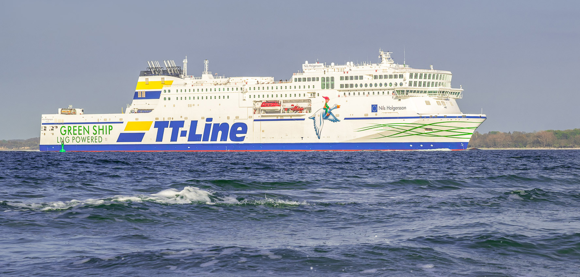 TT-Line Green Ship Nils Holgersson auf der Ostsee